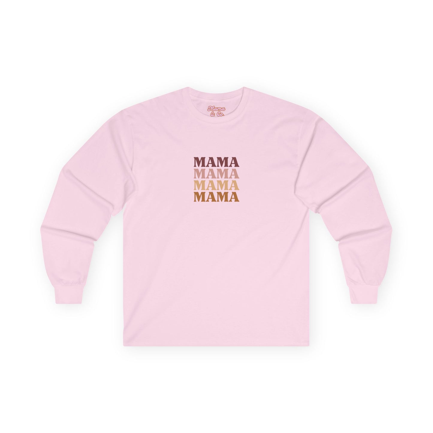 "MAMA" Ultra Cotton Long Sleeve Tee